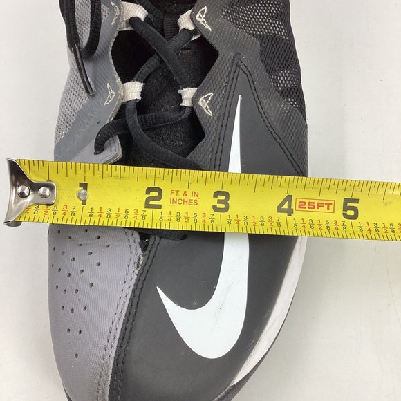 Nike Mens Sz 10.5 Max Air Step 2 Stutter Step 2 Black White Gray Basketball Shoe - Picture 10 of 15